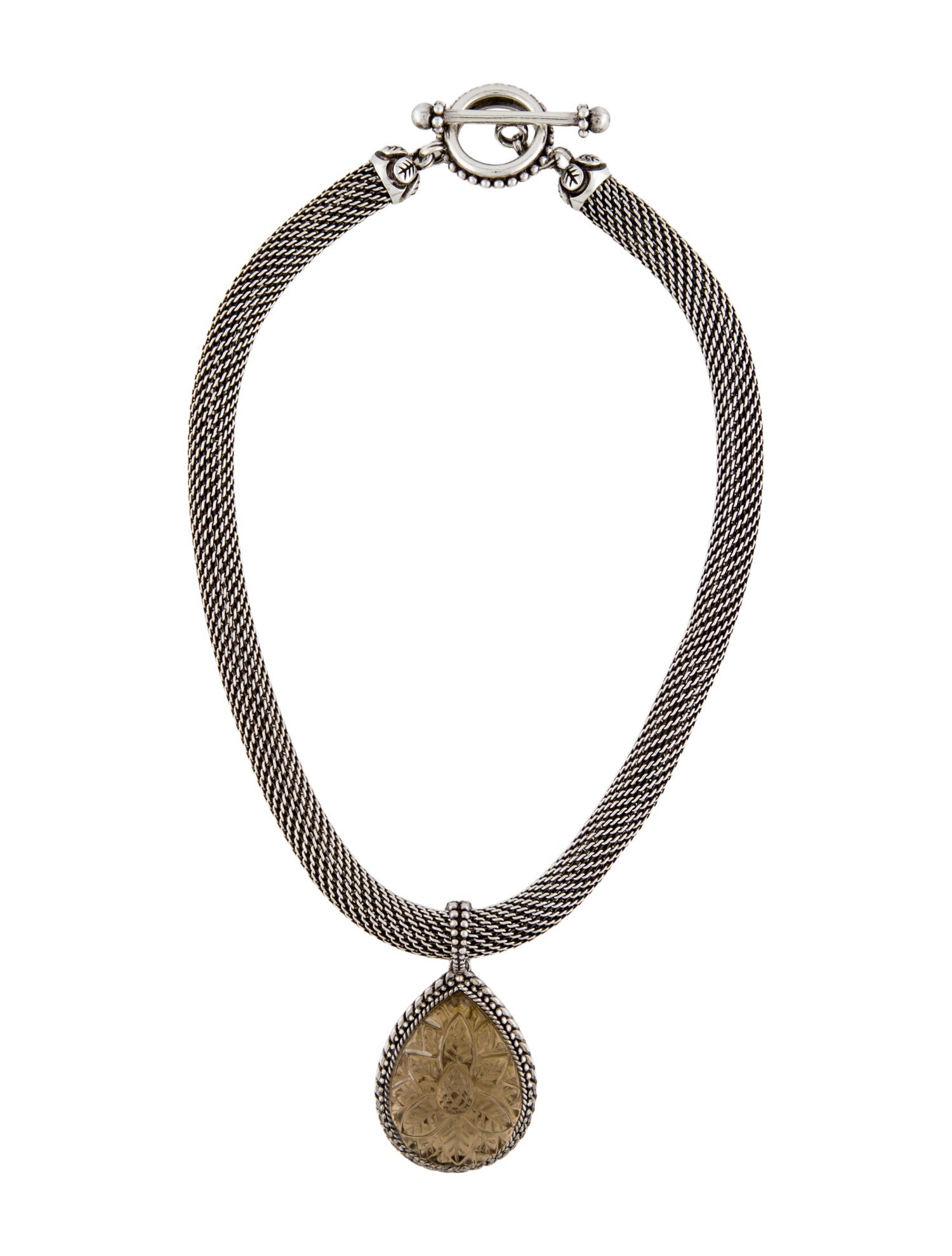 Stephen Dweck Stone Pendant Necklace