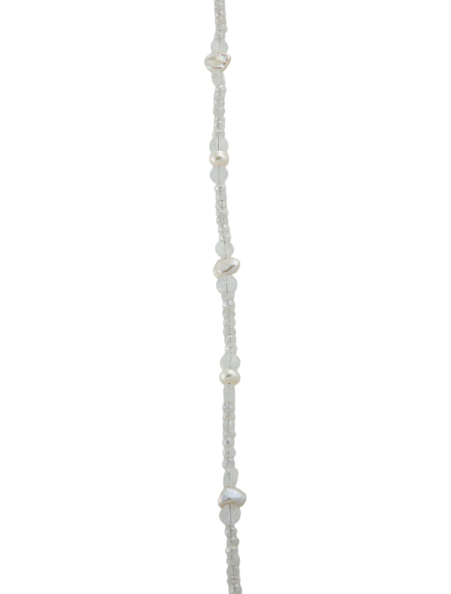 Stephen Dweck Pearl & Crystal Bead Strand Necklace