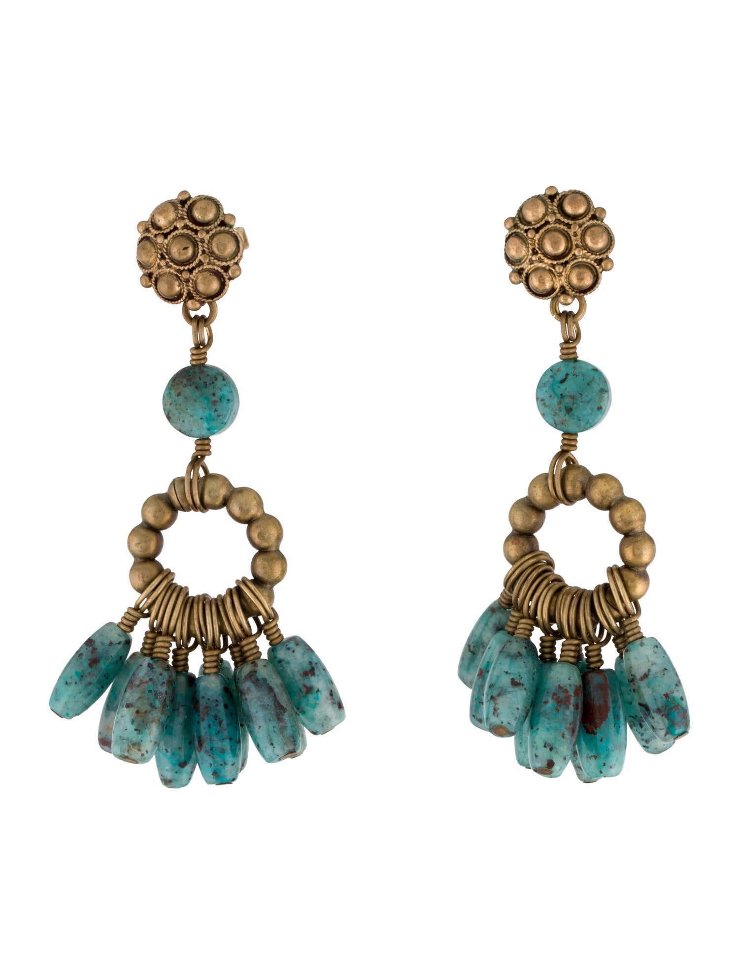 Stephen Dweck Stone Drop Earrings