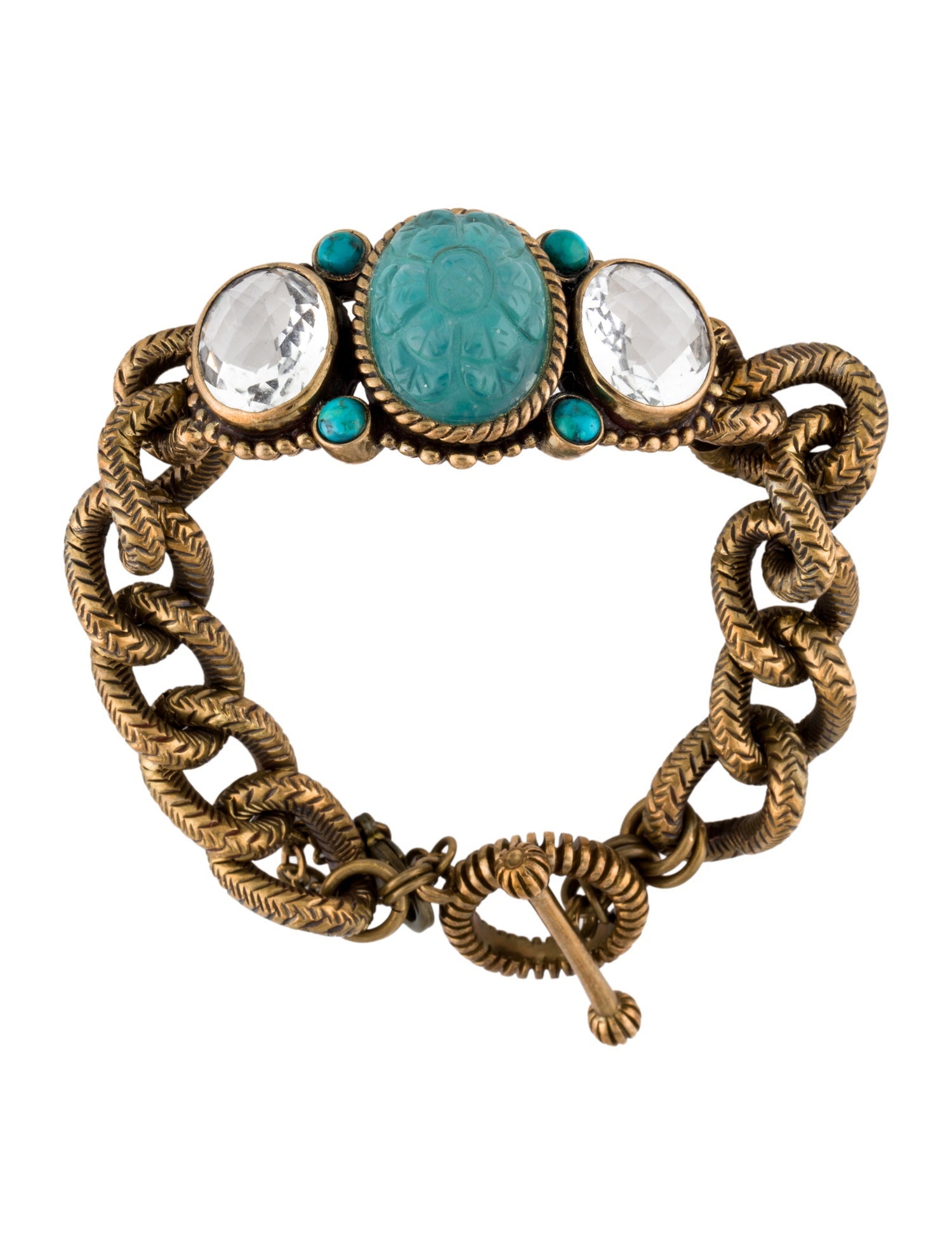 Multistone Link Bracelet