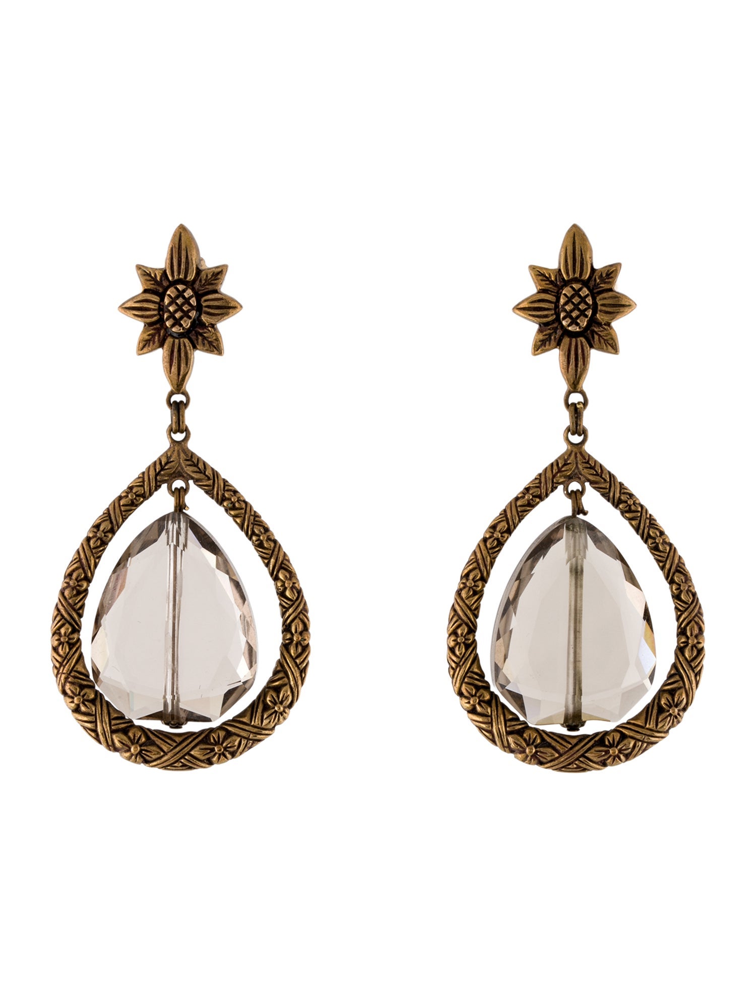 Stephen Dweck Crystal Drop Earrings
