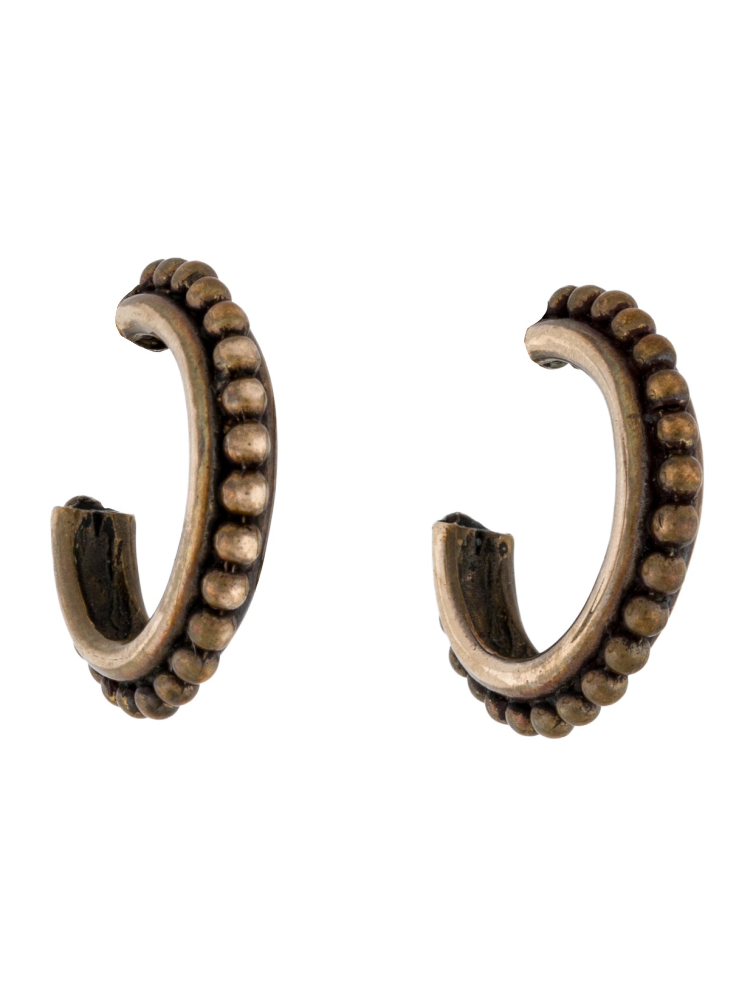 Stephen Dweck Beaded Hoop Earrings