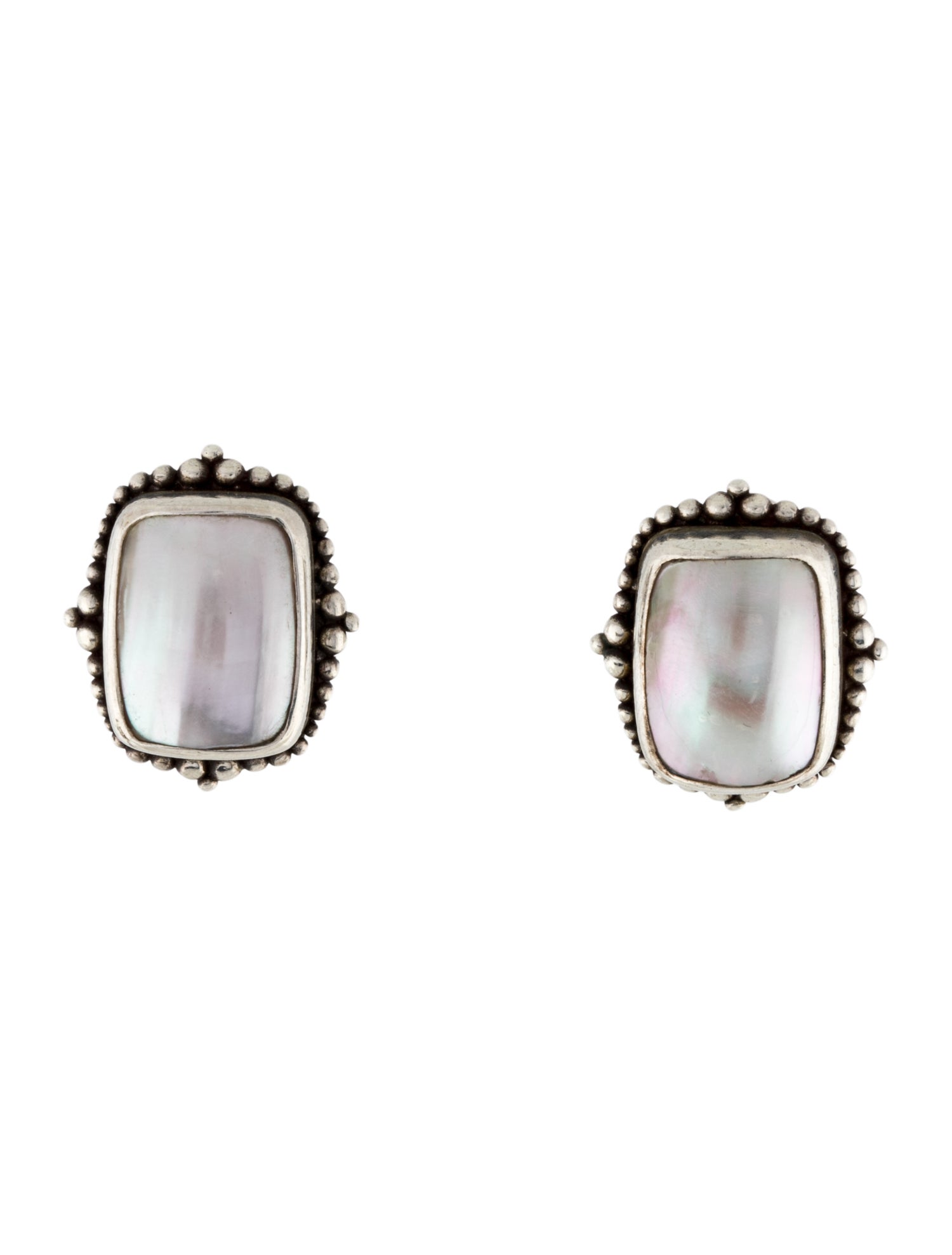 Stephen Dweck Pearl Earclip Earrings