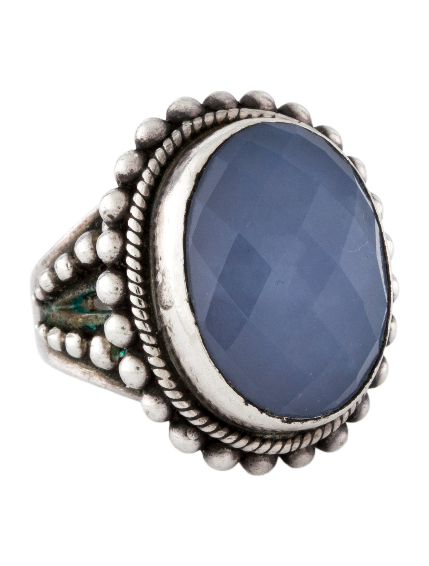 Stephen Dweck Chalcedony Cocktail Ring