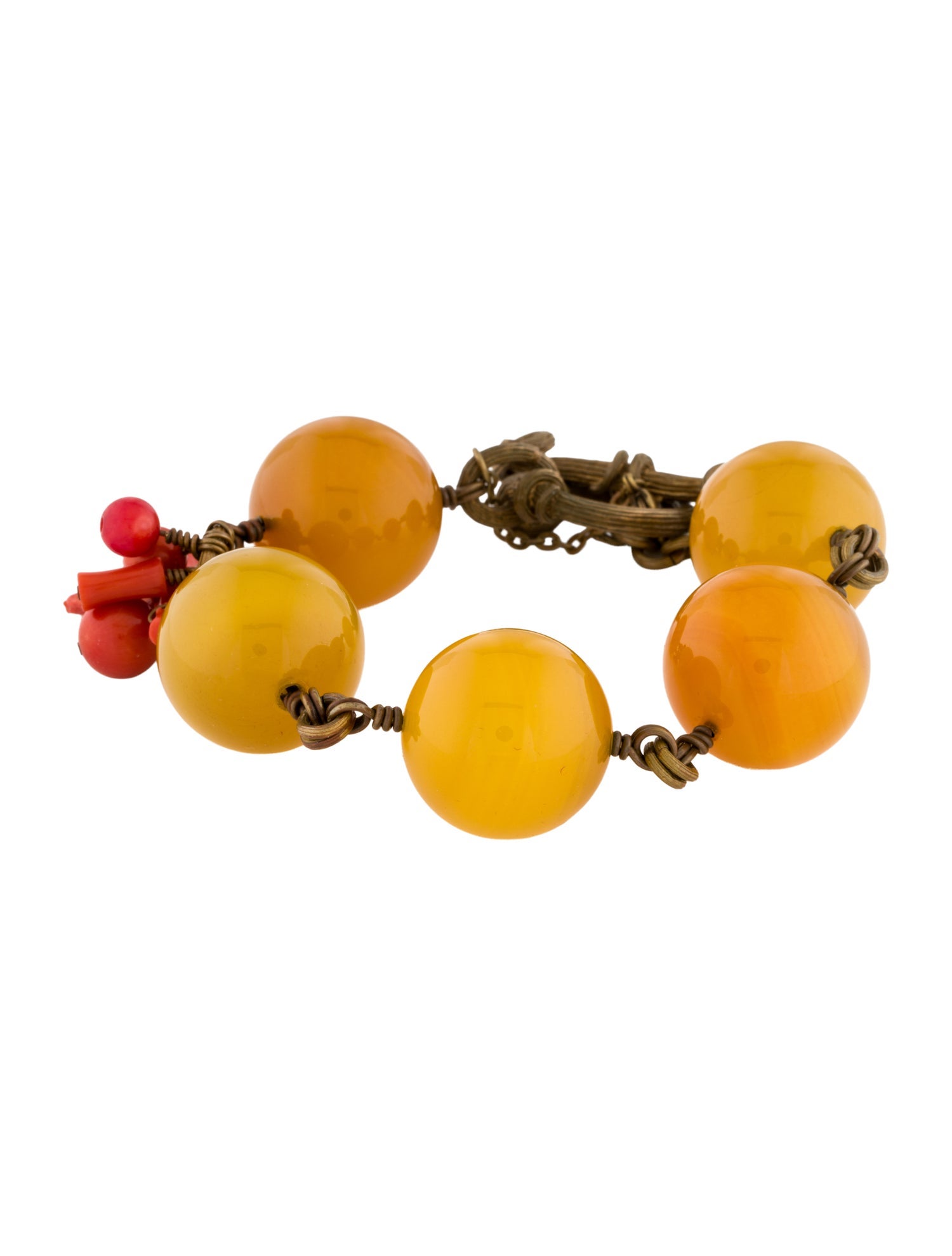 Stephen Dweck Multistone, Bead, & Coral Station Bracelet