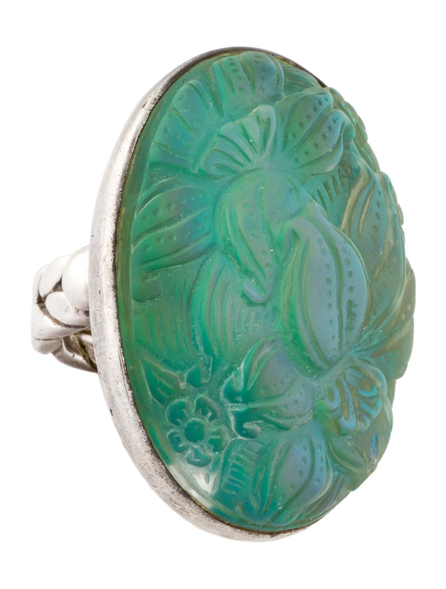 Stephen Dweck Mother of Pearl Quartz Doublet Ring