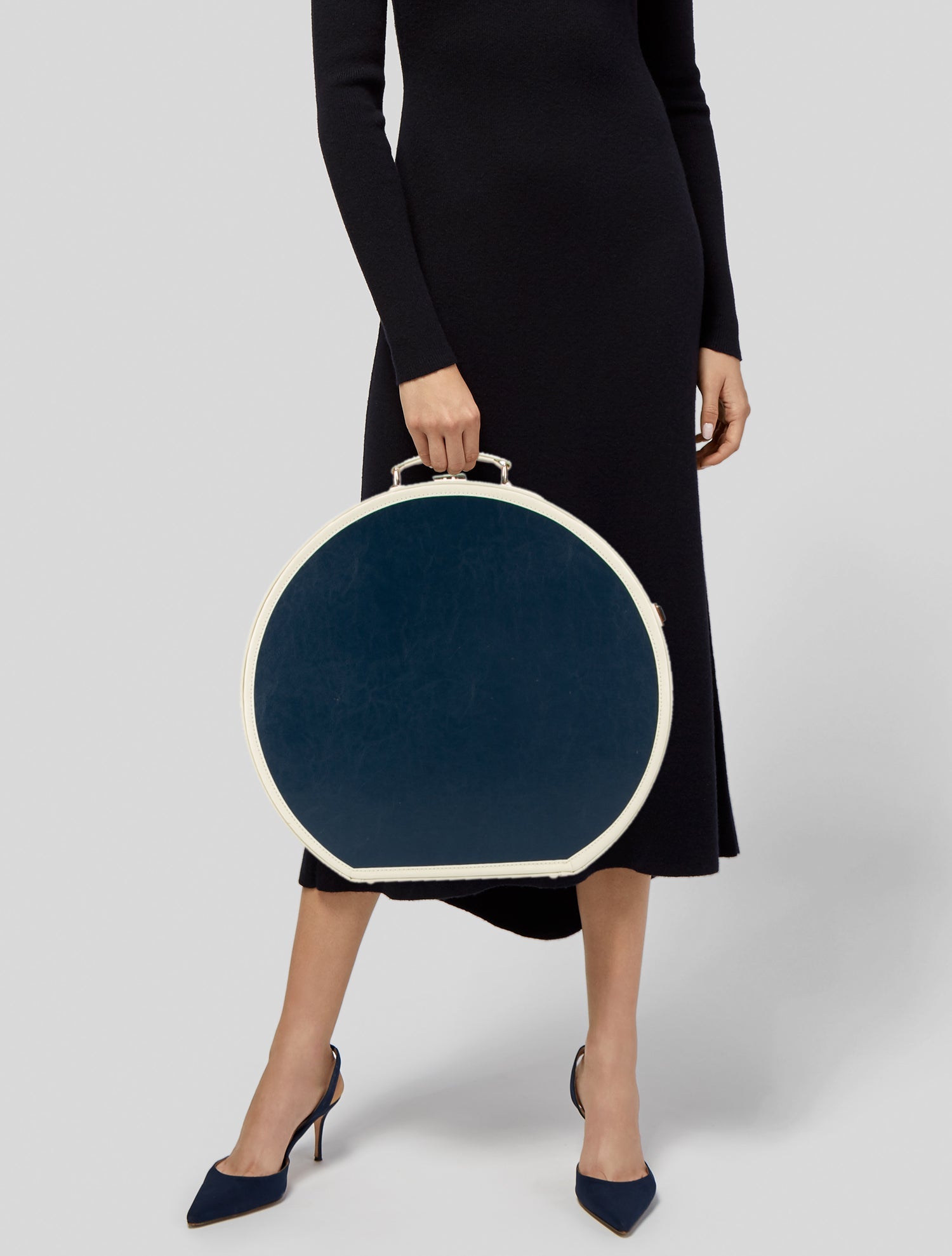 Steamline Luggage Leather Minaudière