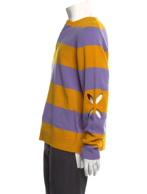Stefan Cooke Wool Striped Polo Sweater