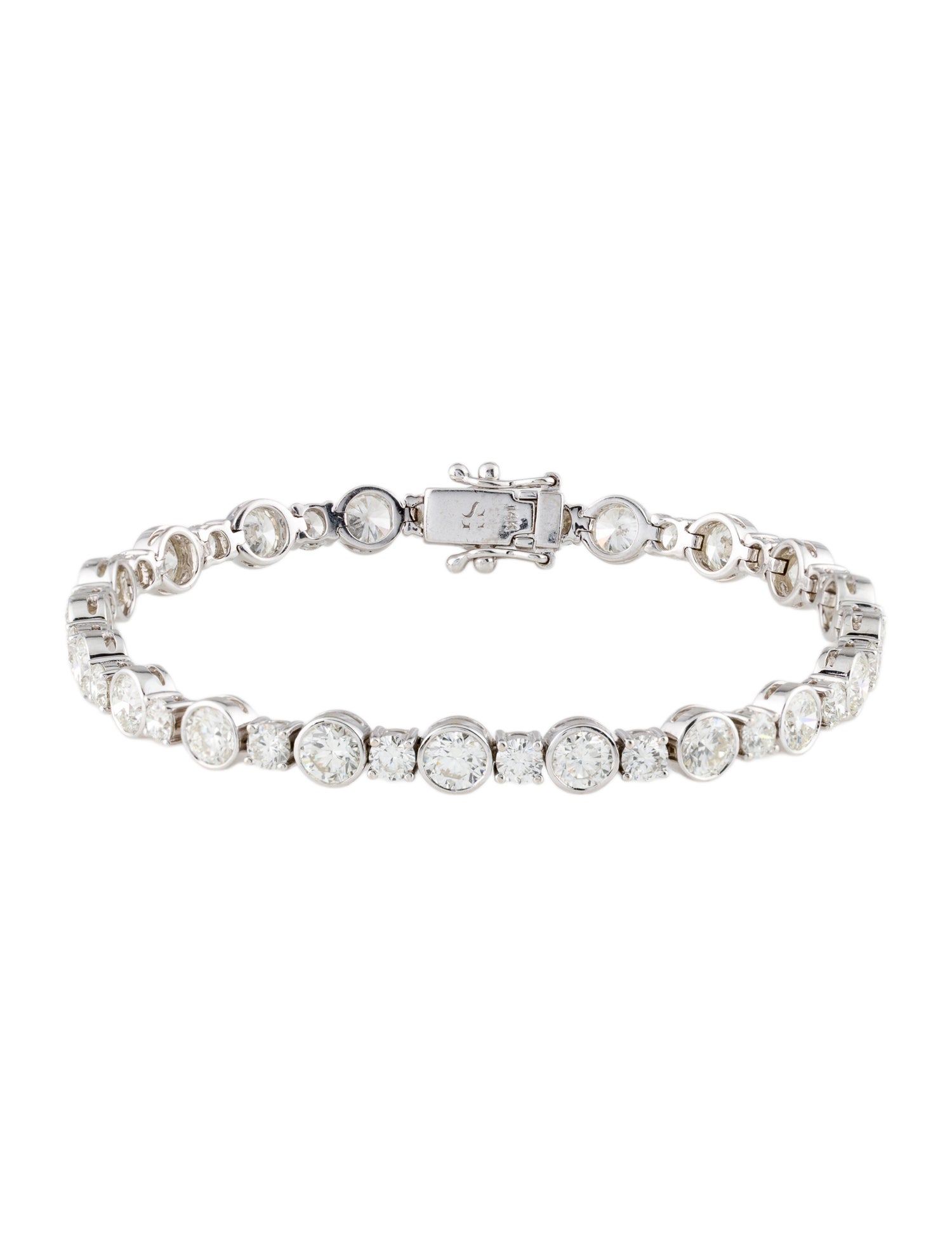 Stephanie Gottlieb 14K 7.40ctw Diamond Tennis Bracelet