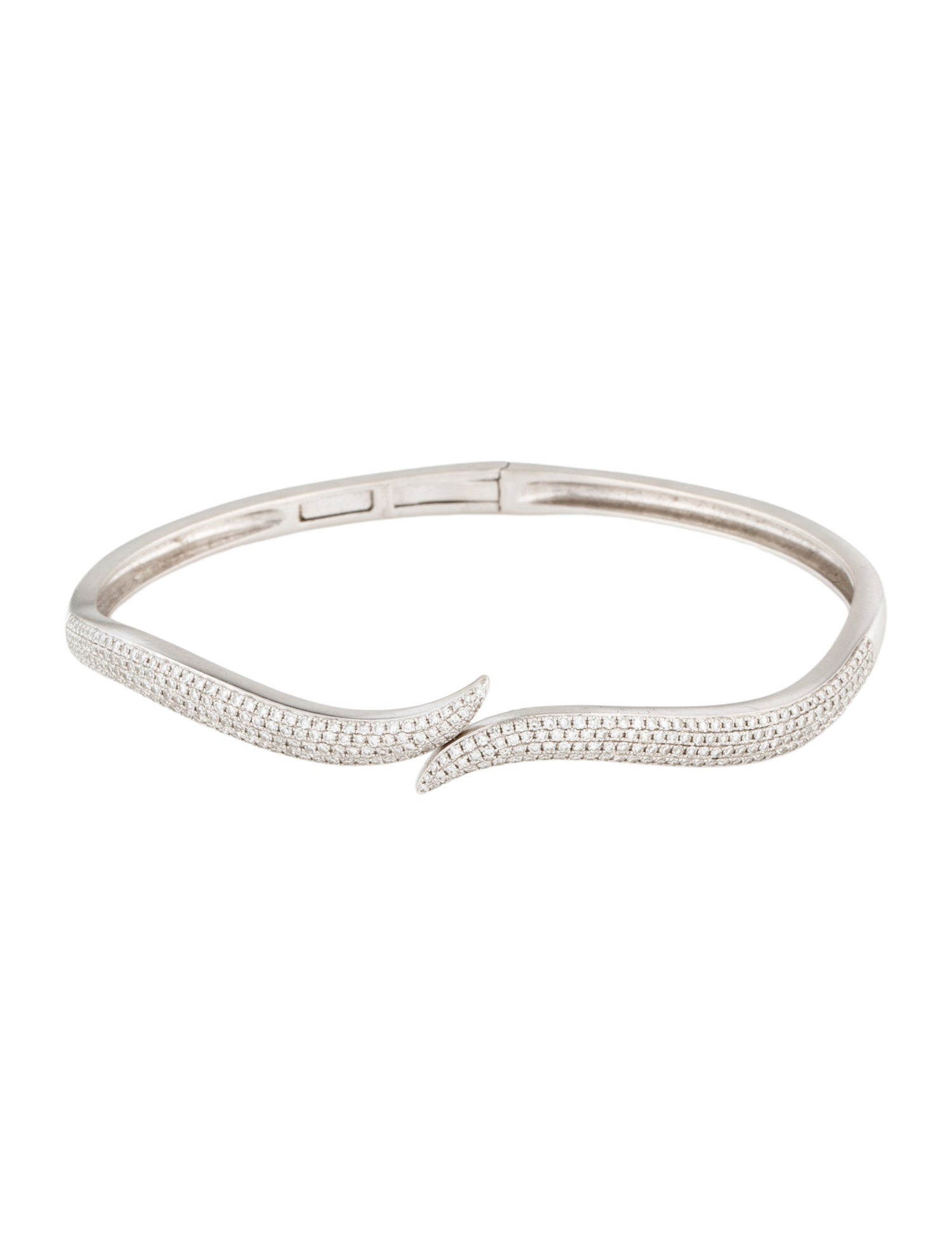 Stephanie Gottlieb 14K Diamond Ivy Pave Wave Cuff