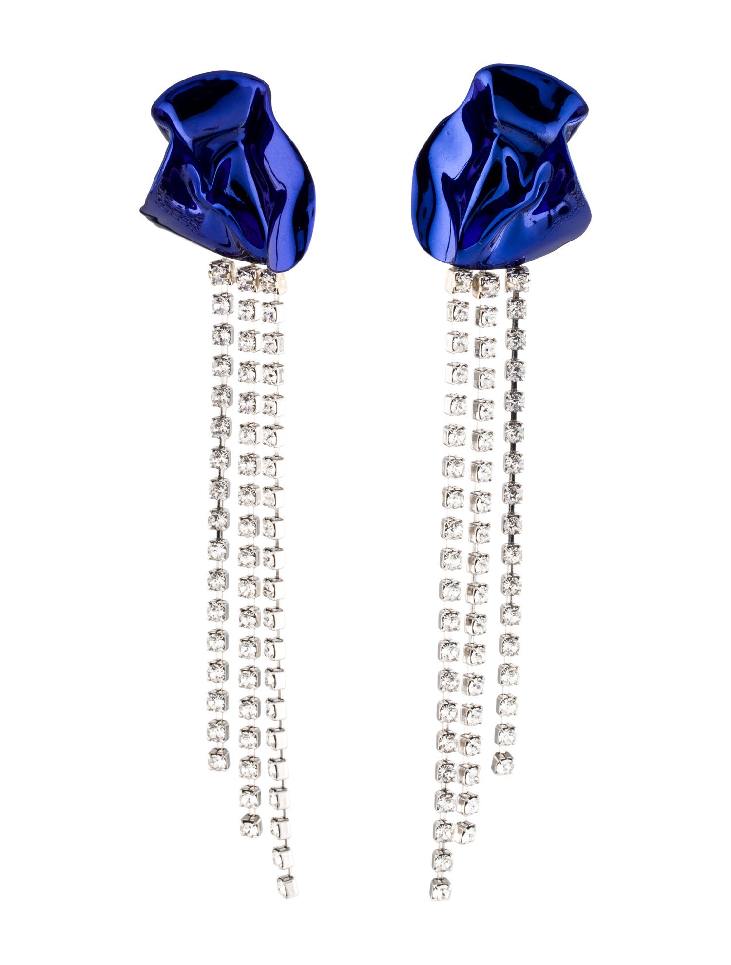 Sterling King Georgia Crystal Earrings