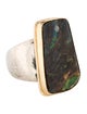 Steven Battelle Ammolite Cocktail Ring