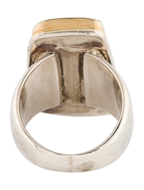 Steven Battelle Ammolite Cocktail Ring