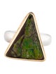 Steven Battelle Ammolite Cocktail Ring