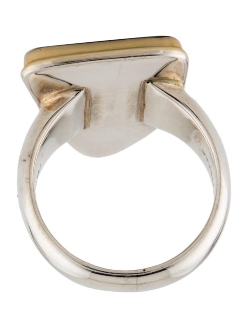 Steven Battelle Ammolite Cocktail Ring