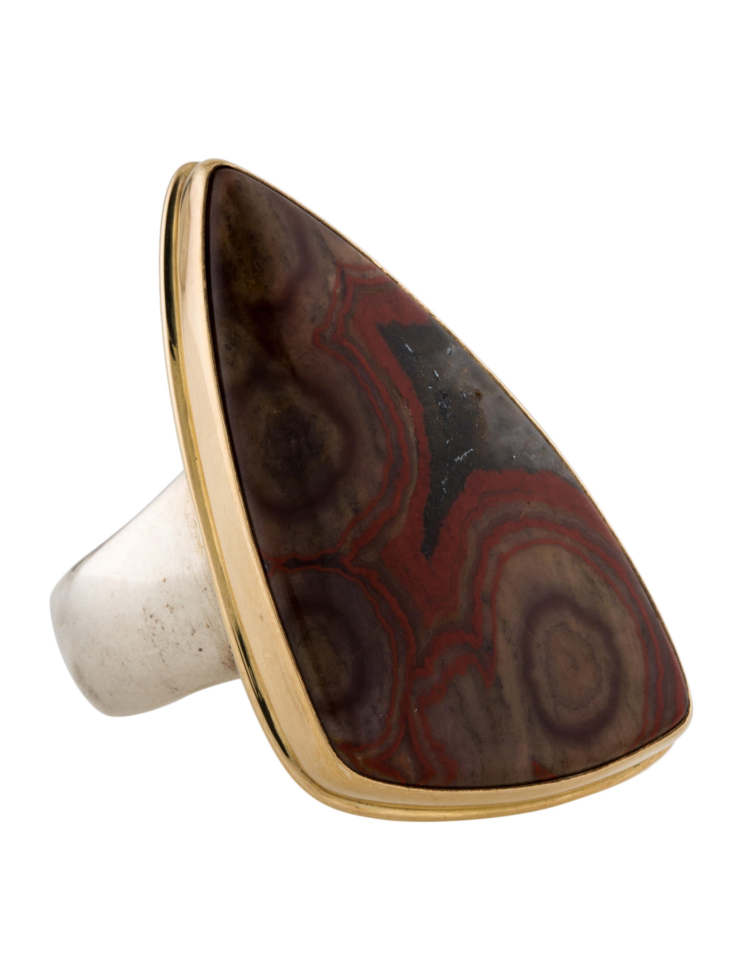 Steven Battelle Jasper Cocktail Ring