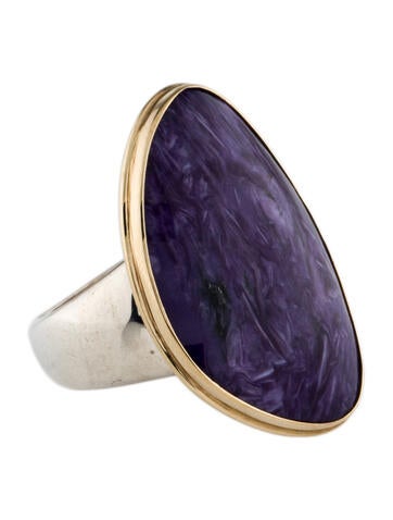 Steven Battelle Cocktail Ring Charoite 7 | 6.5