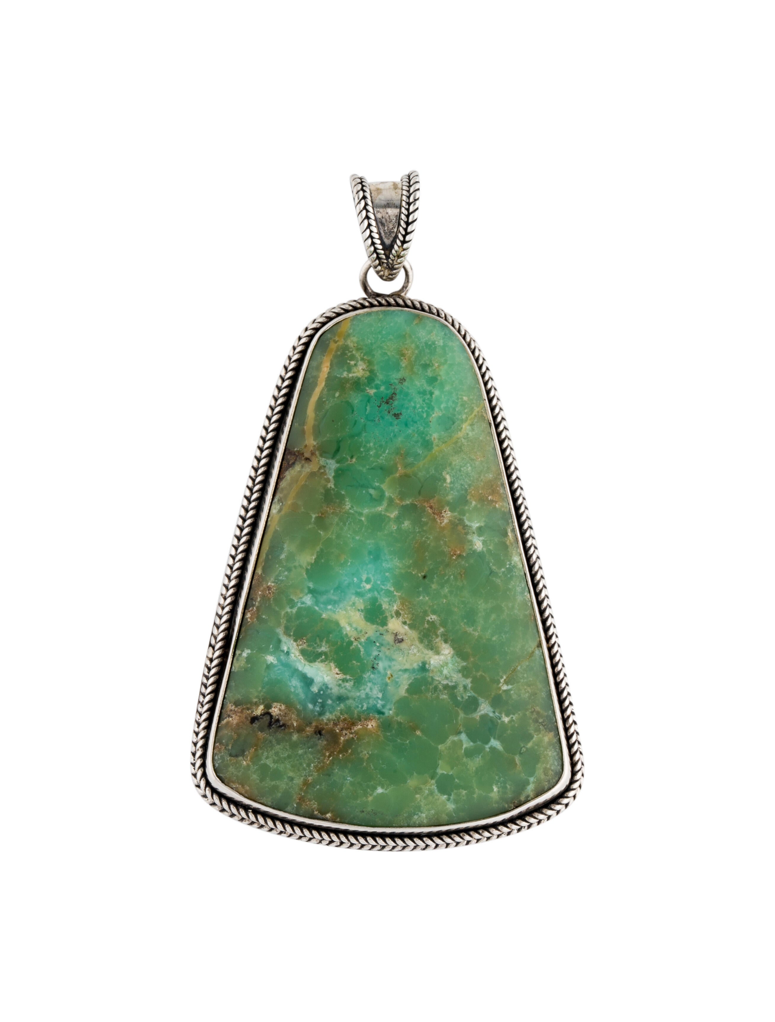 Steven Battelle Chrysocolla Pendant