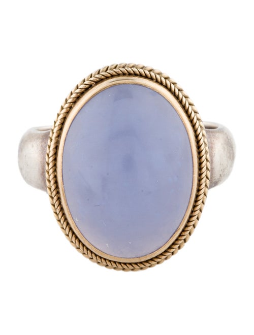 Steven Battelle 8.20ct Chalcedony Cocktail Ring