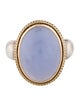 Steven Battelle 8.20ct Chalcedony Cocktail Ring
