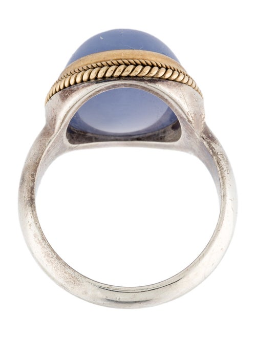 Steven Battelle 8.20ct Chalcedony Cocktail Ring