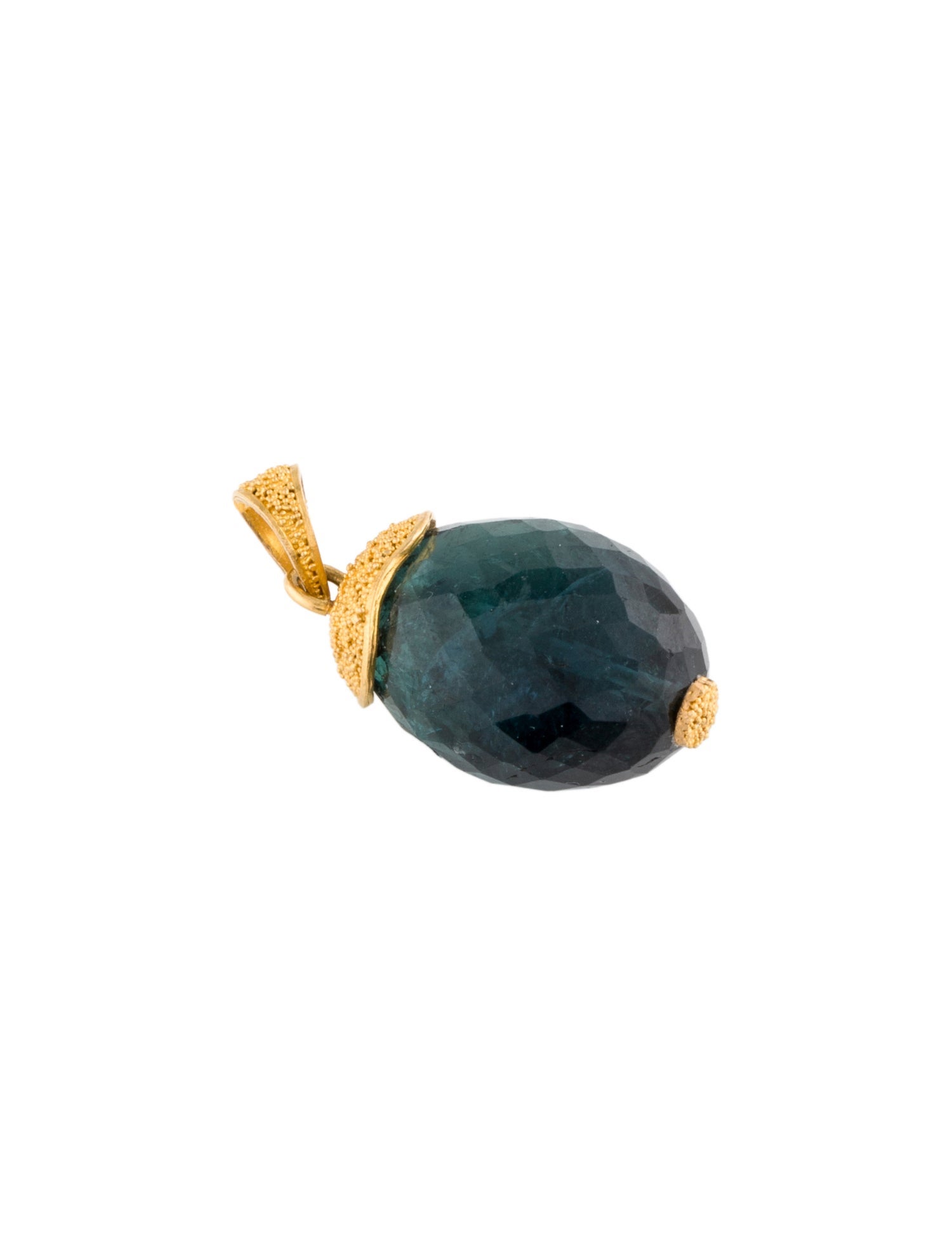 Steven Battelle 22K Tourmaline Pendant