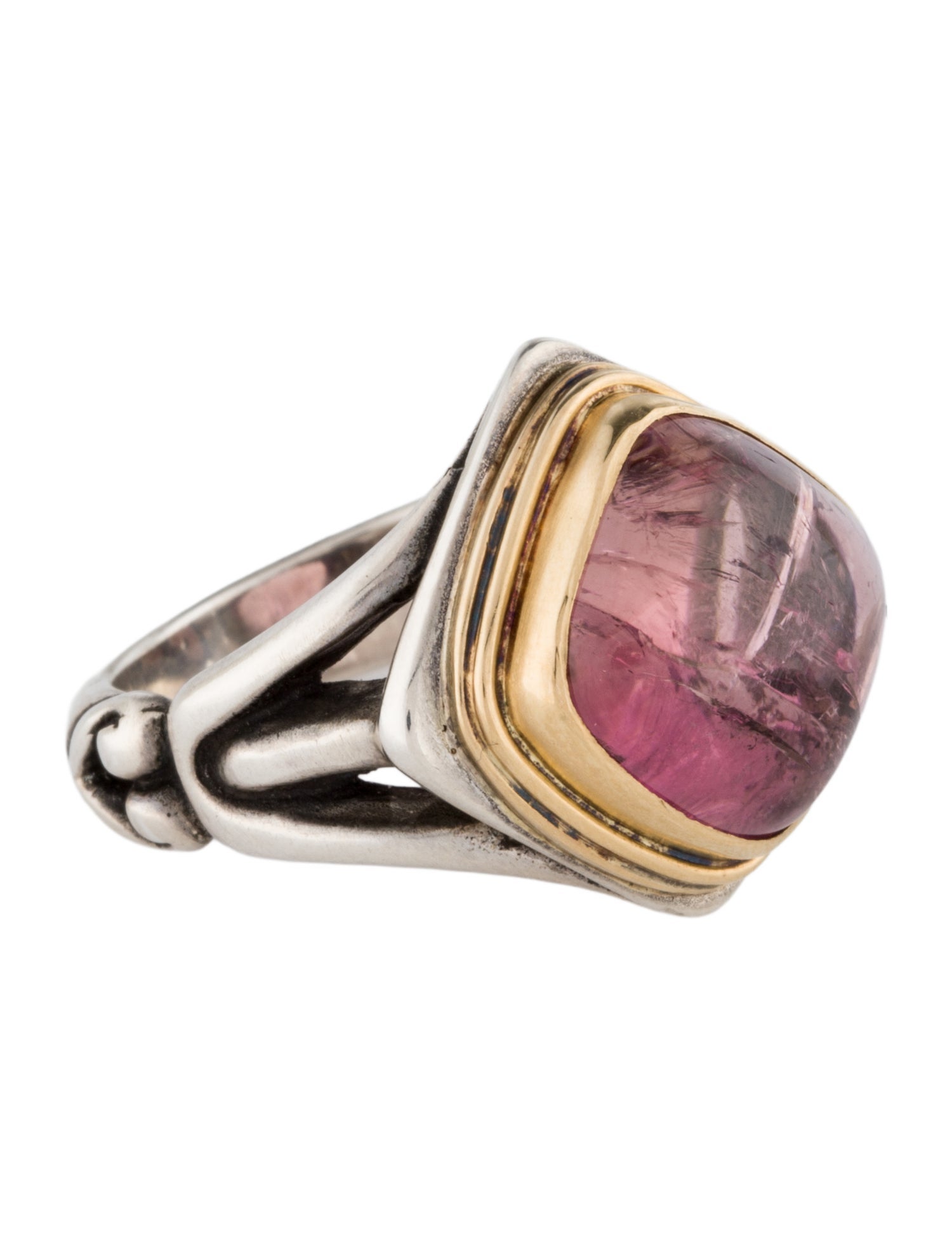 Steven Battelle Two-Tone Tourmaline Cocktail Ring