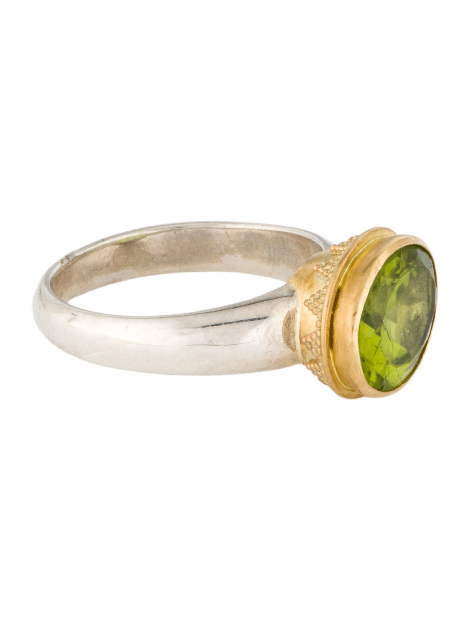 Steven Battelle Peridot Cocktail Ring