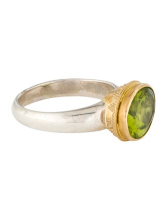 Steven Battelle Peridot Cocktail Ring