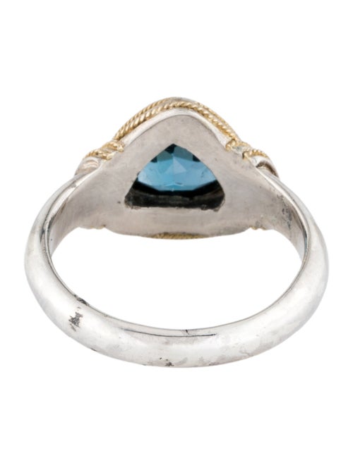 Steven Battelle Two-Tone 1.78ctw Topaz Cocktail Ring