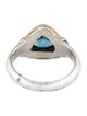 Steven Battelle Two-Tone 1.78ctw Topaz Cocktail Ring