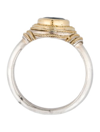 Steven Battelle Two-Tone 1.78ctw Topaz Cocktail Ring