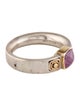 Steven Battelle Two-Tone Ruby Cocktail Ring