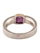 Steven Battelle Two-Tone Ruby Cocktail Ring