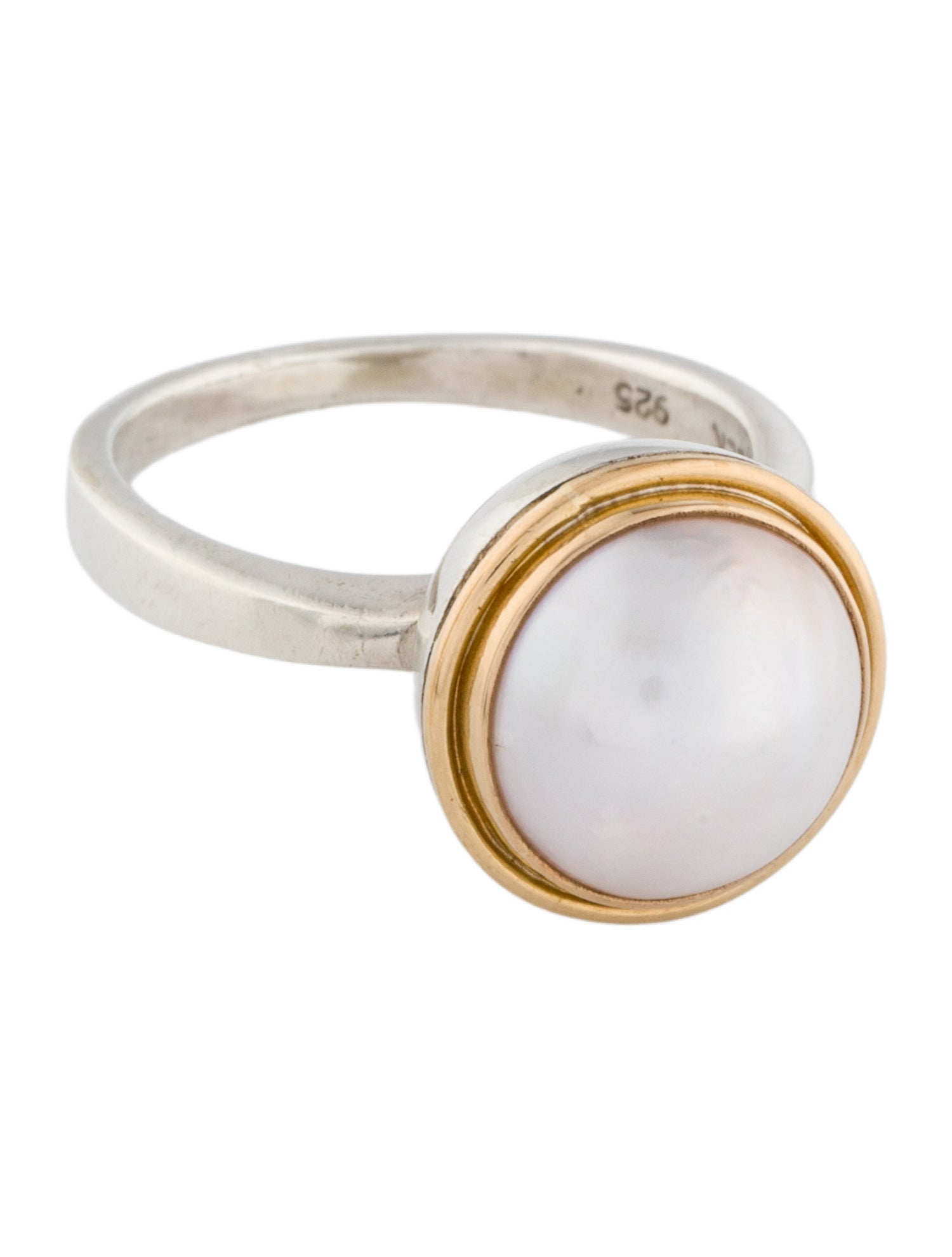 Steven Battelle Pearl Cocktail Ring