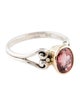Steven Battelle Two-Tone 1.75ctw Tourmaline Cocktail Ring