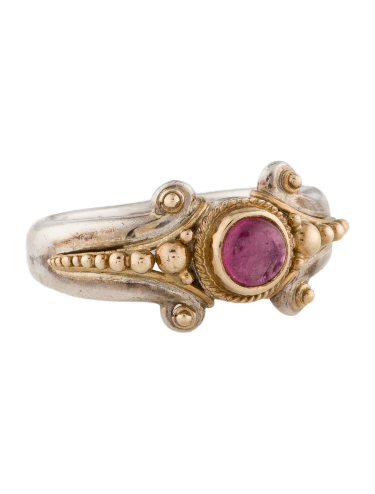 Steven Battelle Two-Tone Tourmaline Cocktail Ring