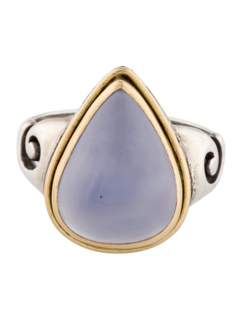 Steven Battelle 9.47ct Chalcedony Cocktail Ring