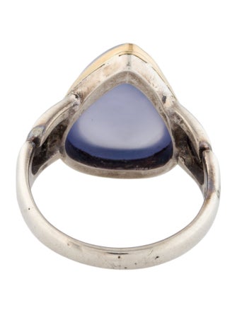 Steven Battelle 9.47ct Chalcedony Cocktail Ring