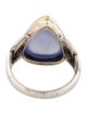 Steven Battelle 9.47ct Chalcedony Cocktail Ring