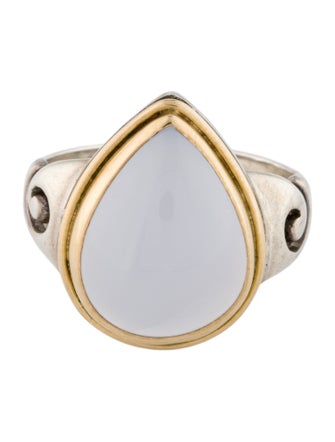 Steven Battelle 9.47ct Chalcedony Cocktail Ring