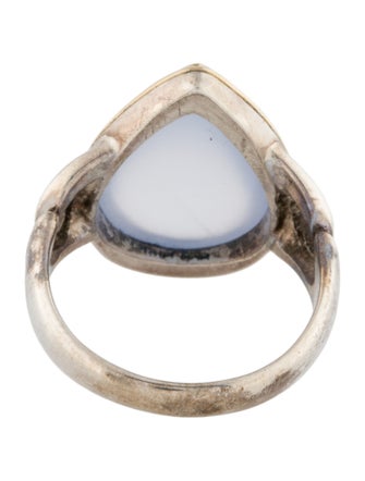 Steven Battelle 9.47ct Chalcedony Cocktail Ring