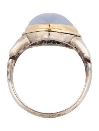 Steven Battelle 9.47ct Chalcedony Cocktail Ring