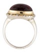 Steven Battelle Two-Tone 5.04ctw Tourmaline Cocktail Ring