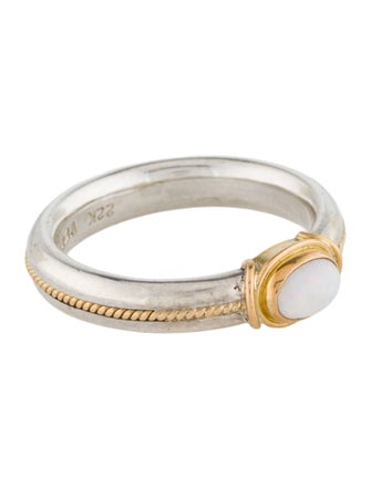 Steven Battelle Two-Tone Opal Cocktail Ring