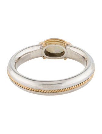 Steven Battelle Two-Tone Opal Cocktail Ring