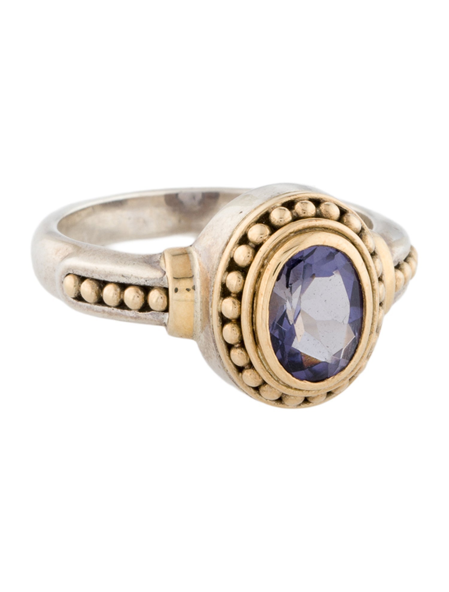Steven Battelle 1.04ct Iolite Cocktail Ring