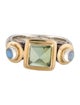 Steven Battelle Two-Tone Tourmaline & Moonstone Cocktail Ring