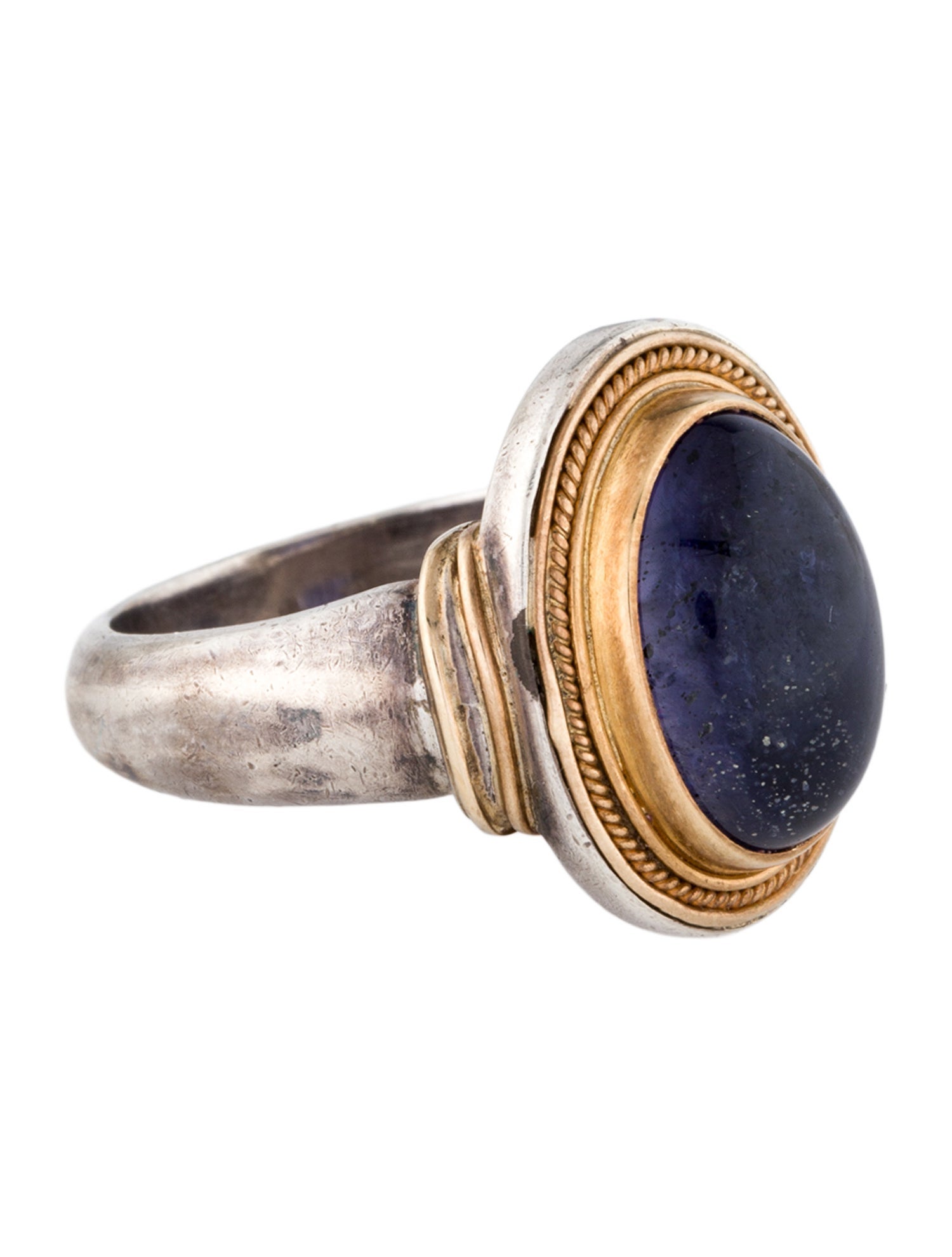 Steven Battelle Iolite Cocktail Ring