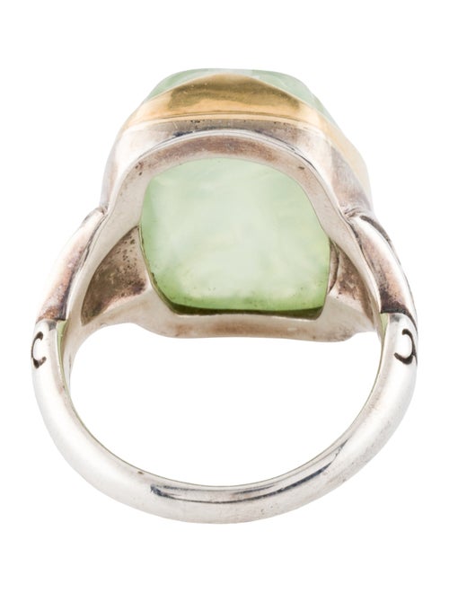 Steven Battelle Prehnite Cocktail Ring